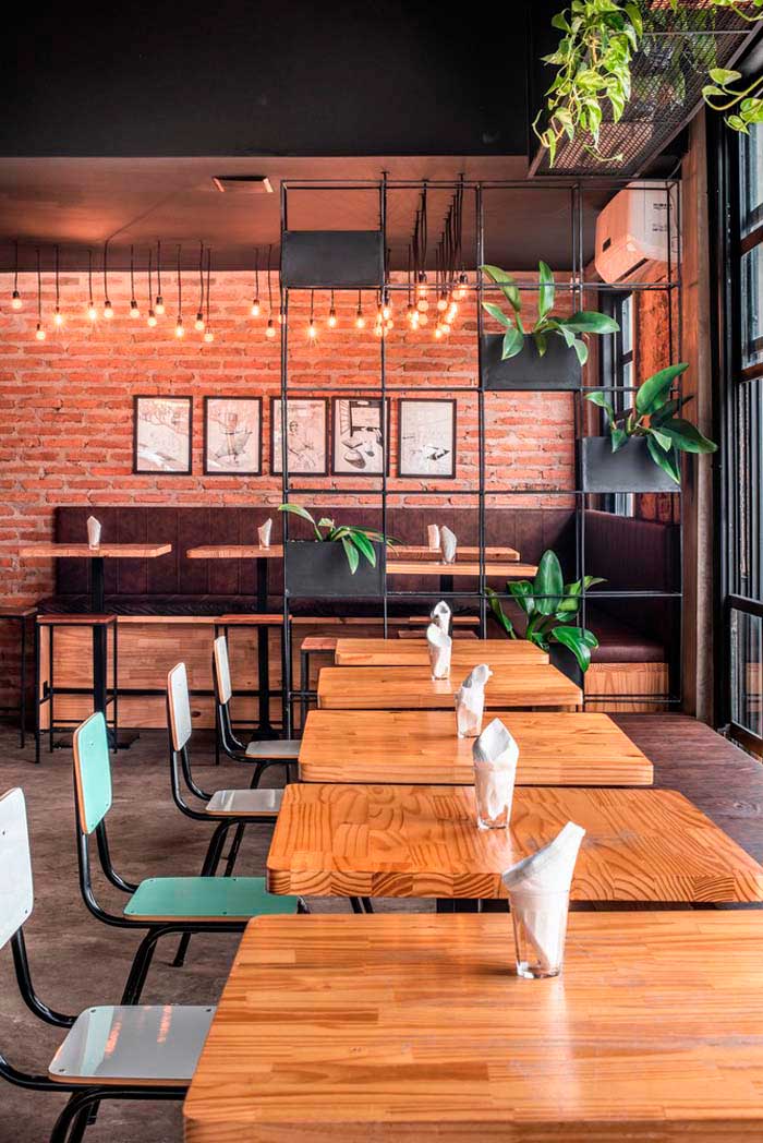 100m2郑州酒吧+餐厅设计效果图