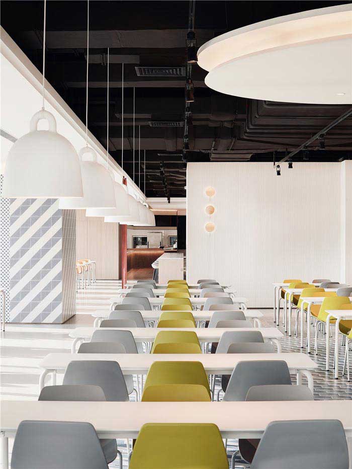 郑州学校食堂设计装修效果图【1600m2】