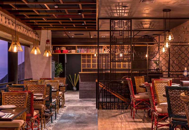 600m2焦作精品中餐厅设计装修效果图