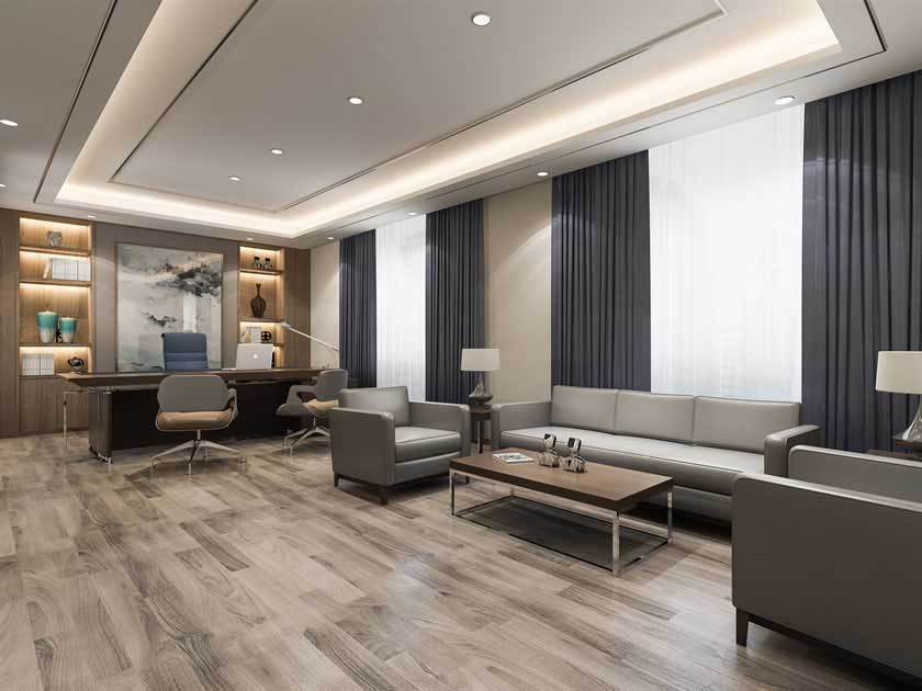 300平米科技公司办公室装修效果图