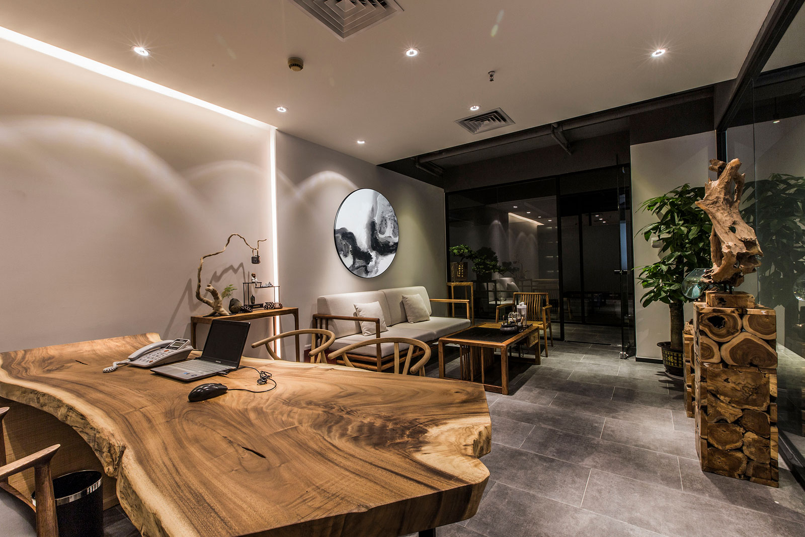 400平米郑州办公室设计装修施工案例