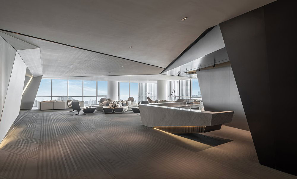 1350平米郑州管城区办公室设计效果图