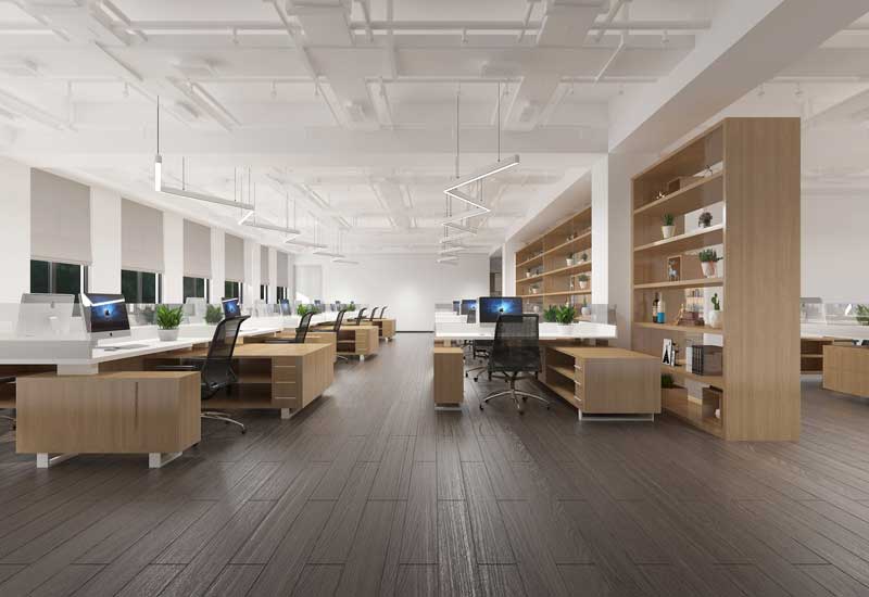 600平米郑州办公室装修设计案例效果图