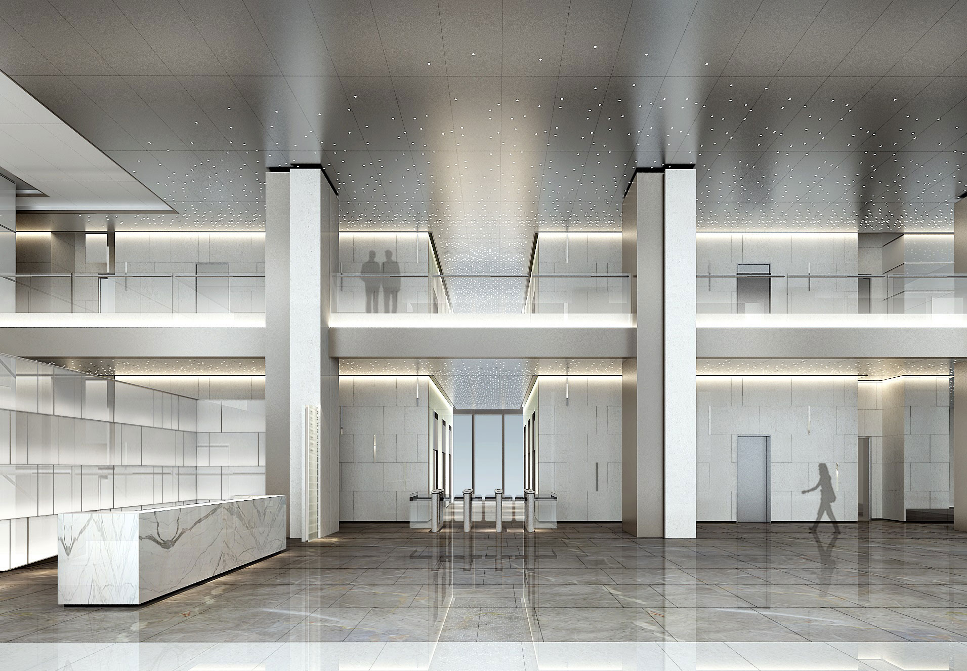 新乡机械公司办公楼装修设计案例