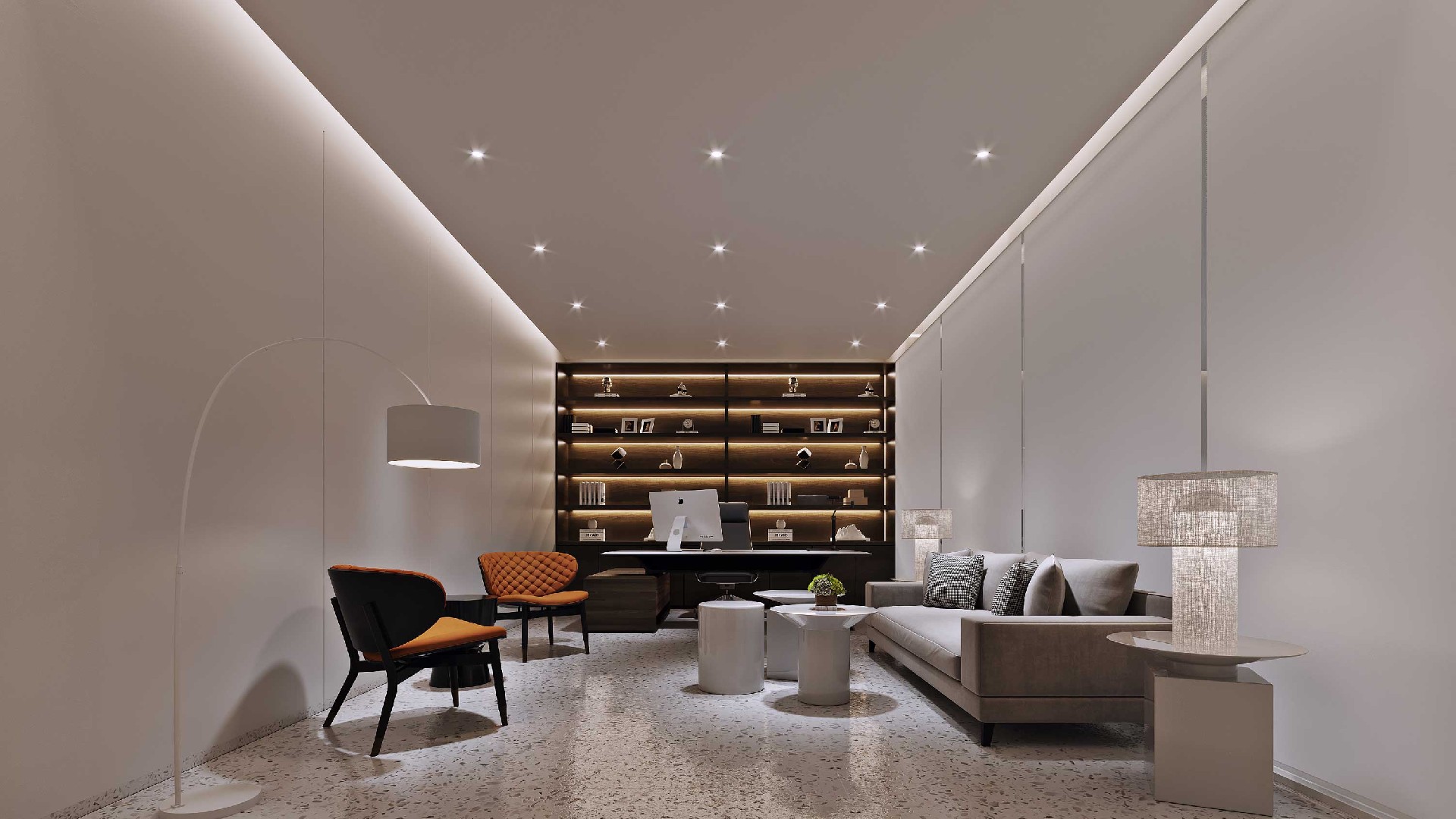 1500平米郑州高端办公室装修设计效果图