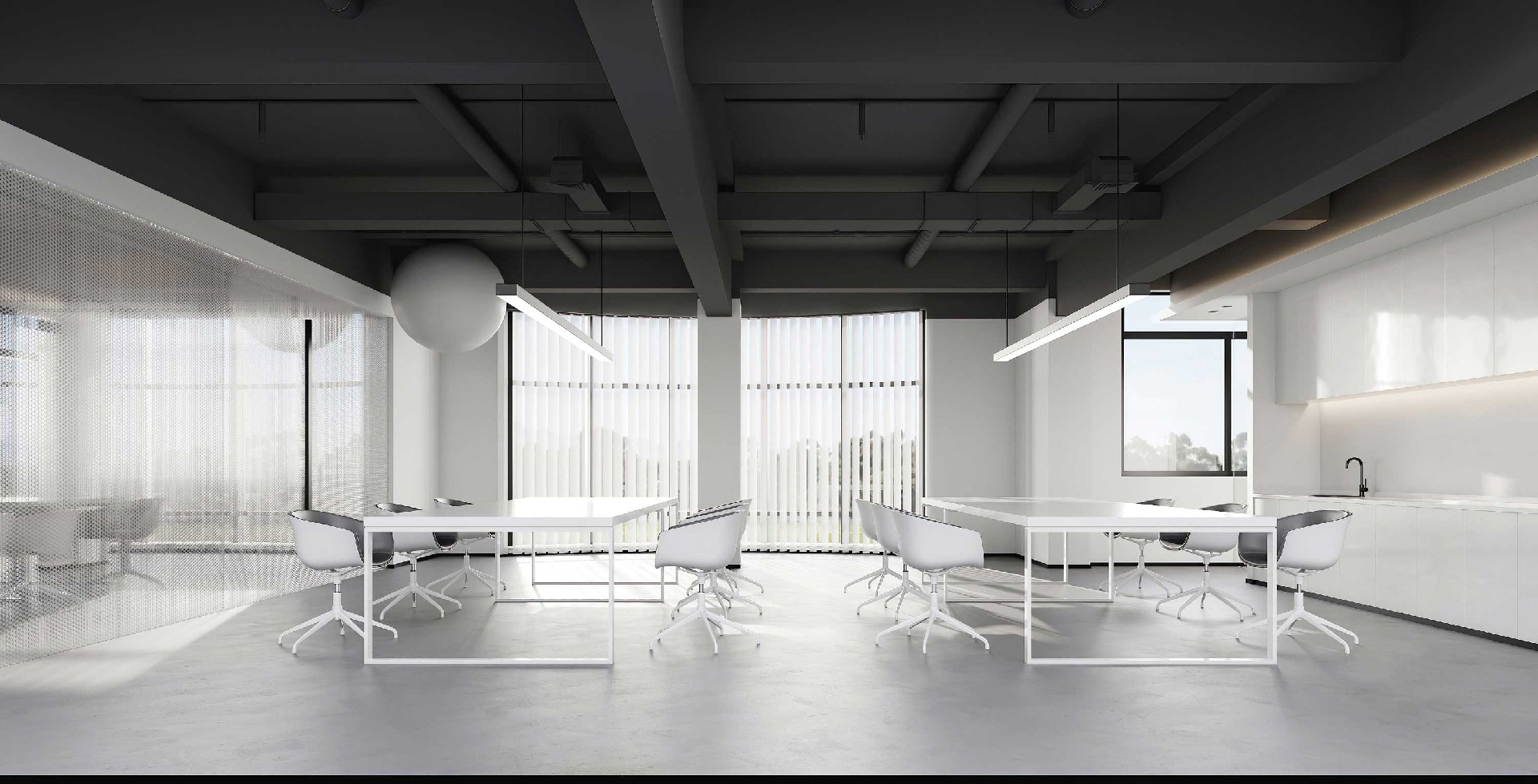 600平米郑州办公室直播间装修设计效果图