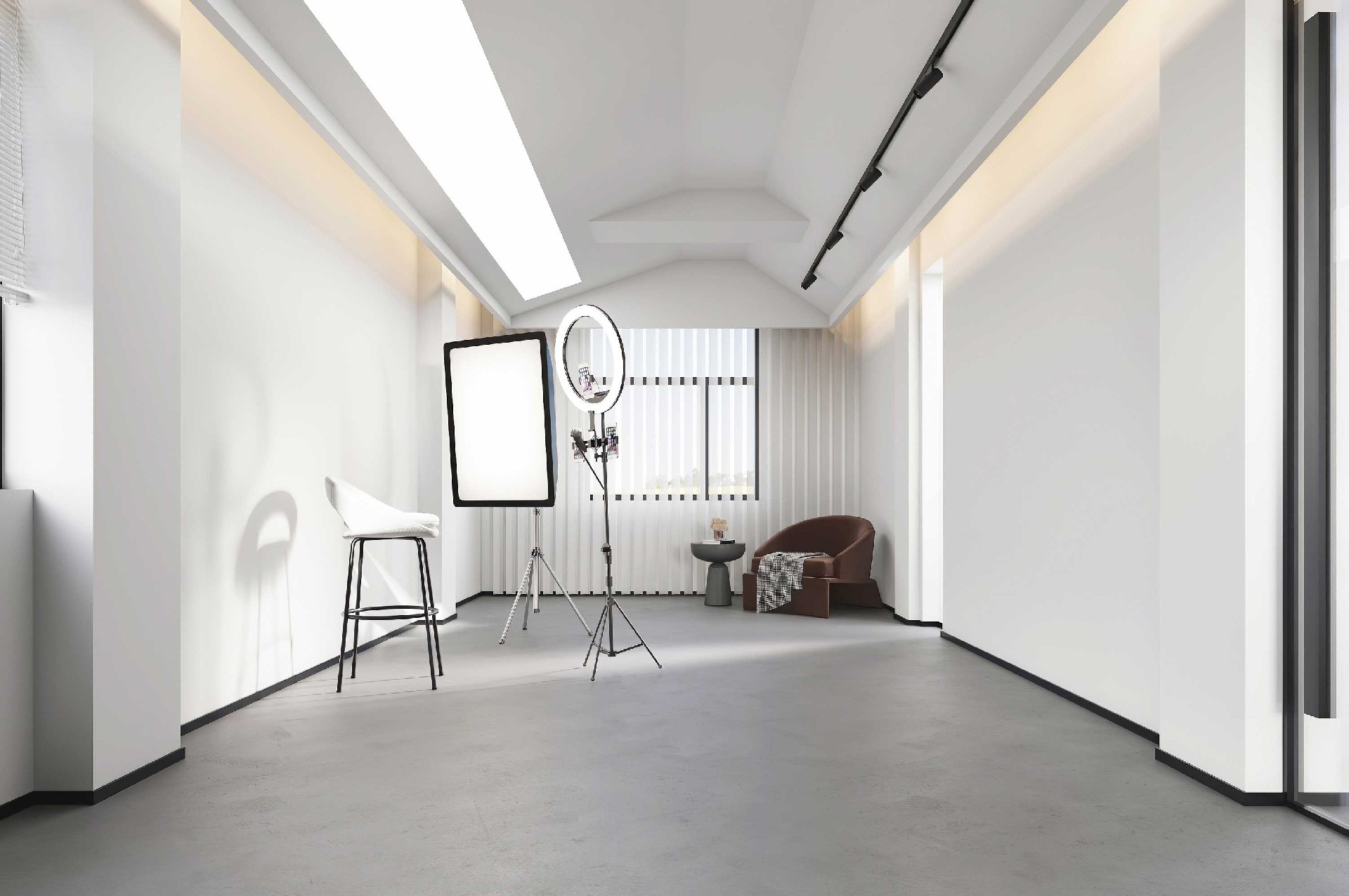 600平米郑州办公室直播间装修设计效果图