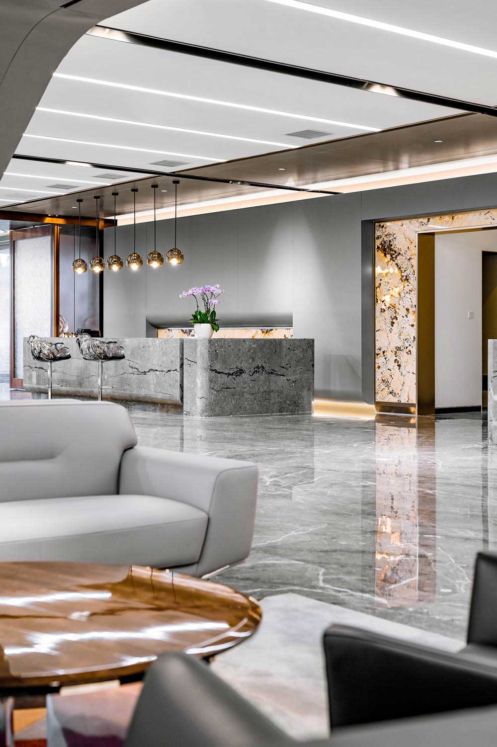 950平方郑州办公室装修施工效果图