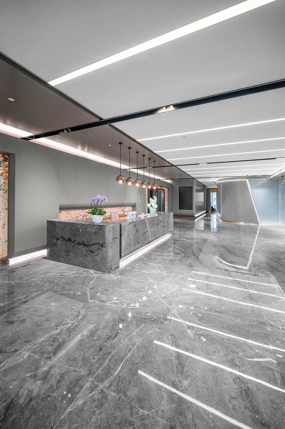 950平方郑州办公室装修施工效果图