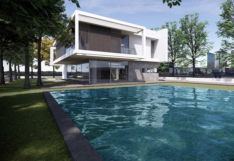 郑州别墅外观设计,别墅外观装修效果图