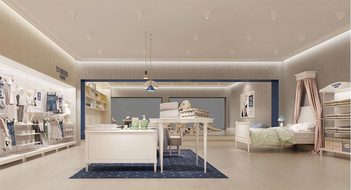 母婴用品专卖店设计装修效果图