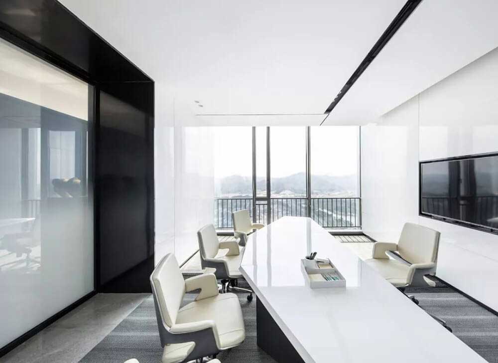 700平米办公室装修效果图-700平米高品质办公空间设计