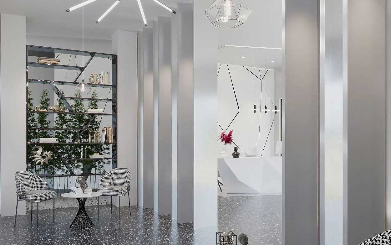 小型办公空间设计-郑州办公室装修设计效果图