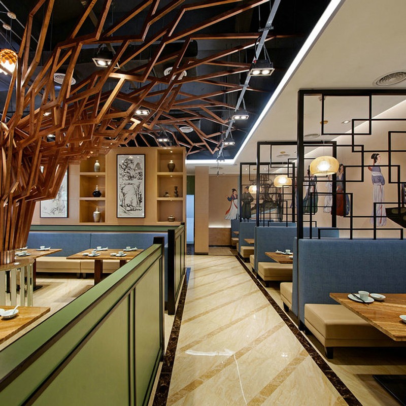 郑州中餐厅设计-中餐馆装修设计效果图