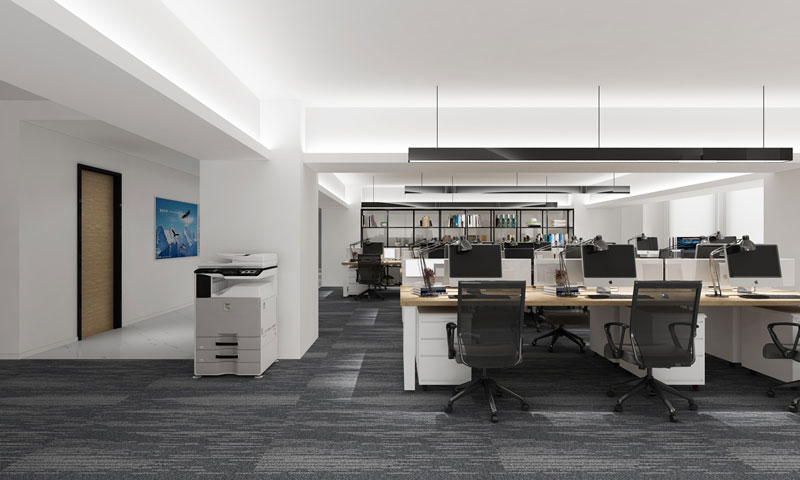 新中式办公室设计-新中式办公室装修效果图