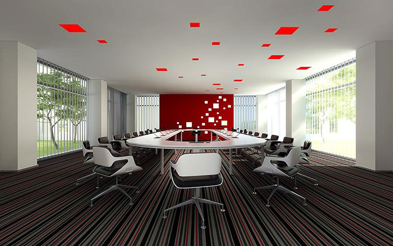300平米办公室装修设计效果图