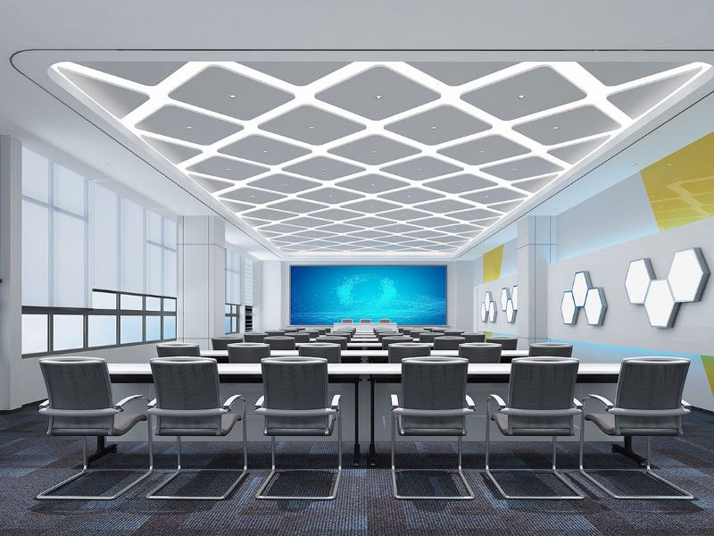 300平米办公室设计装修效果图