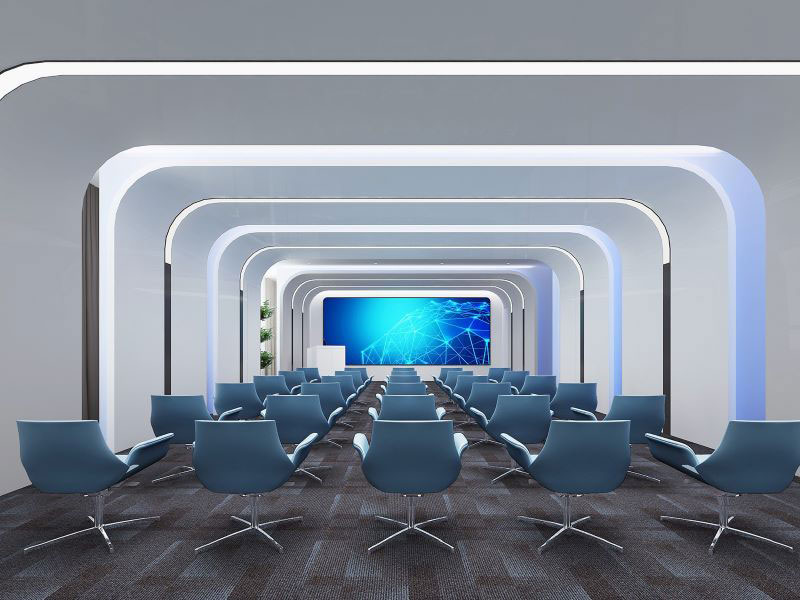 300平米办公室设计装修效果图