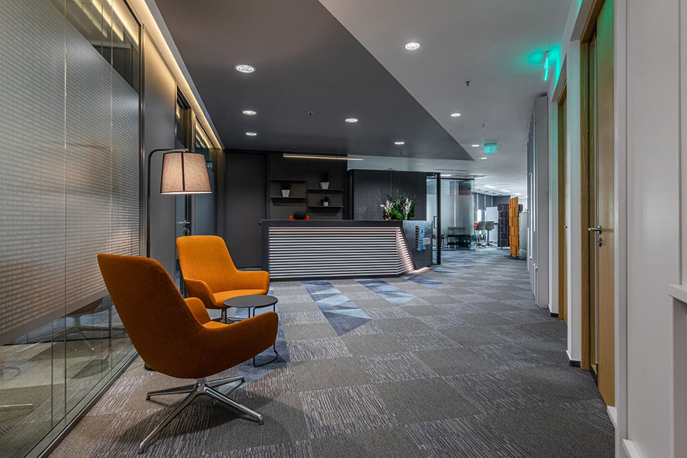 郑州科技公司办公室装潢设计效果图