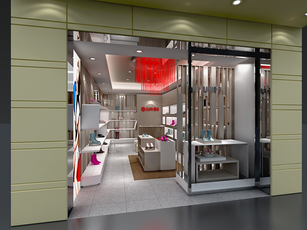 60平米女鞋专卖店装修设计效果图