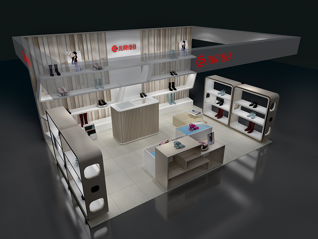 60平米女鞋专卖店装修设计效果图