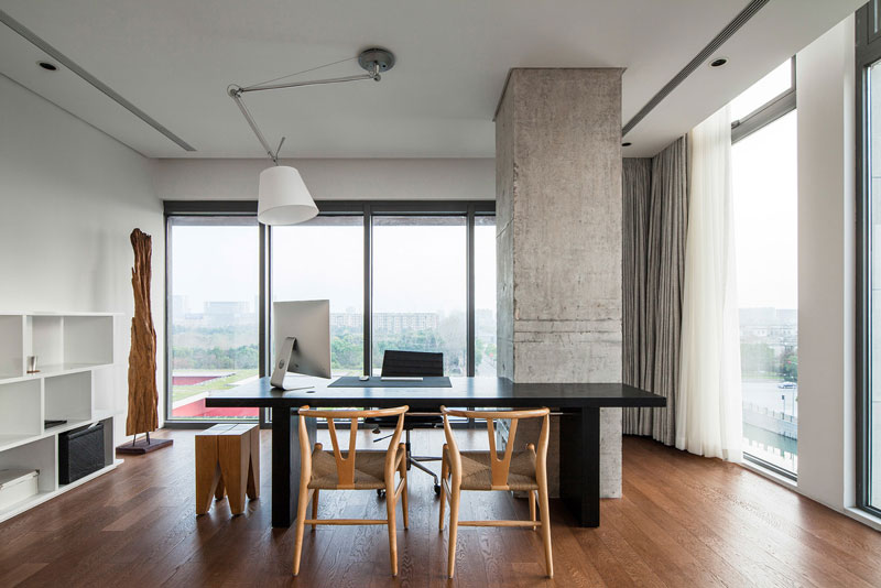 168平米郑州办公室装修设计效果图