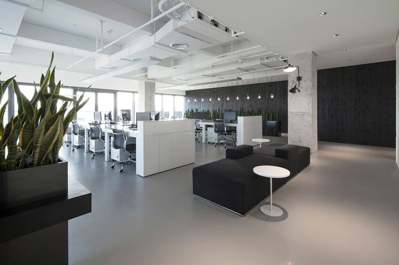 168平米郑州办公室装修设计效果图