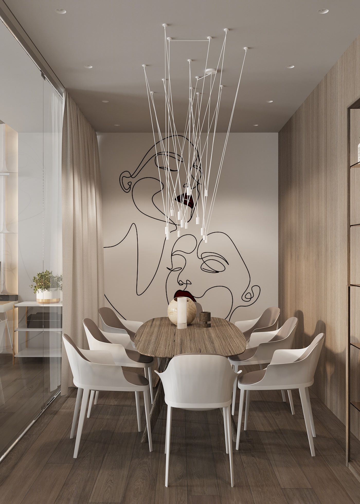 400平米郑州办公空间设计装修效果图