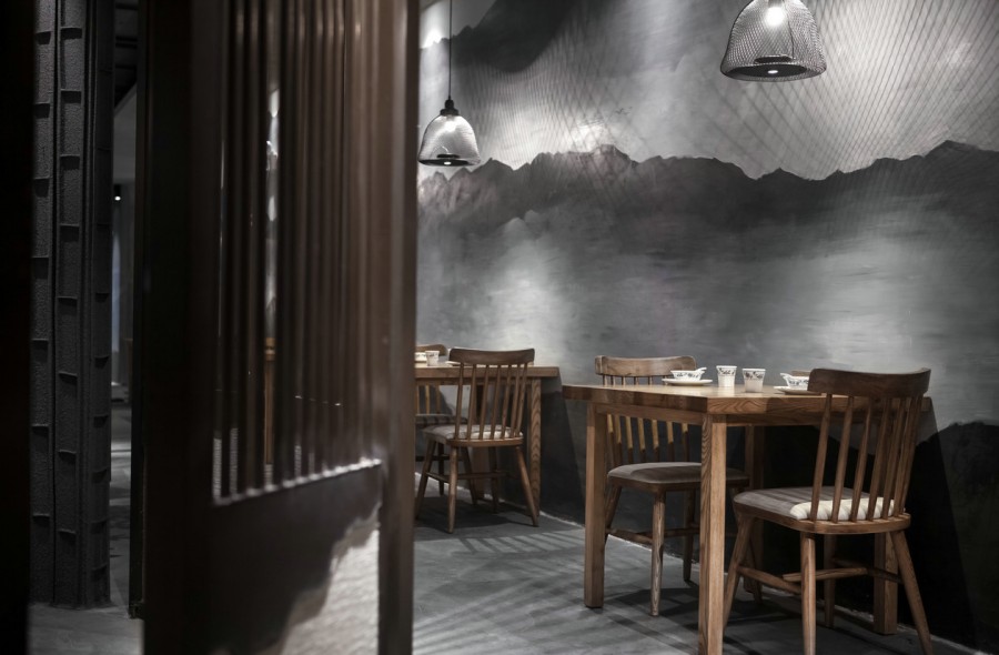 380平米烧烤烤肉餐馆设计方案图