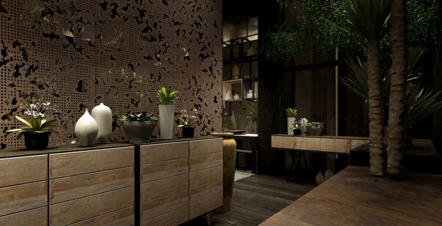 600平方烤肉店面装修设计效果图