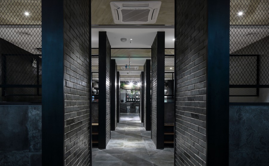 420平米中式酸菜鱼餐馆装修设计效果图