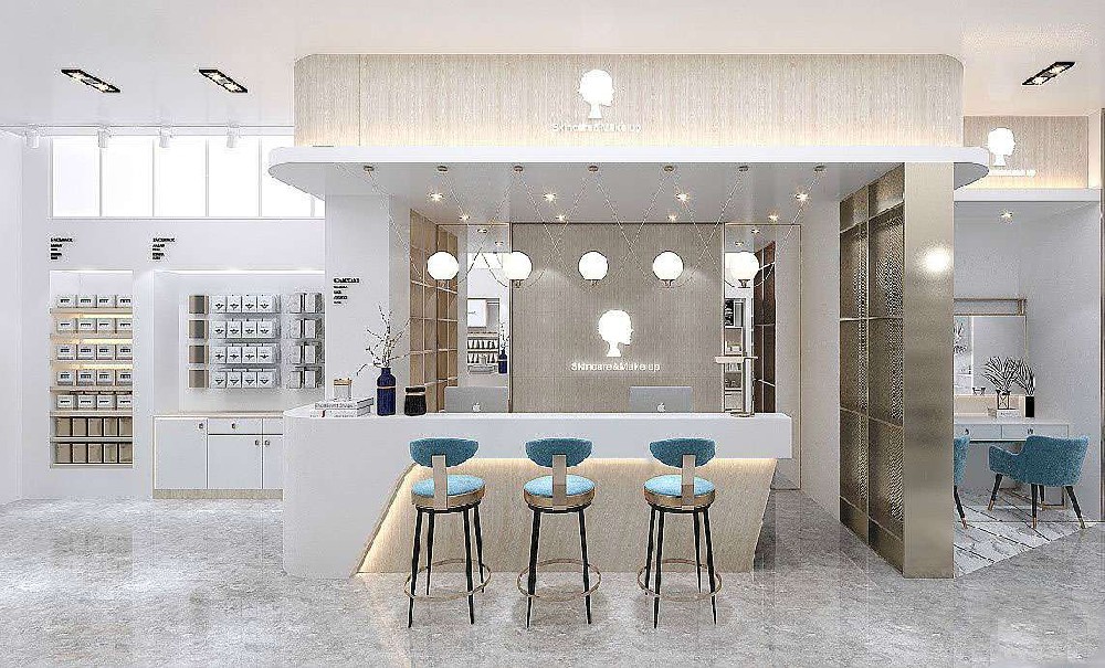 郑州彩妆店装修艺术：色彩、灯光与创意的融合