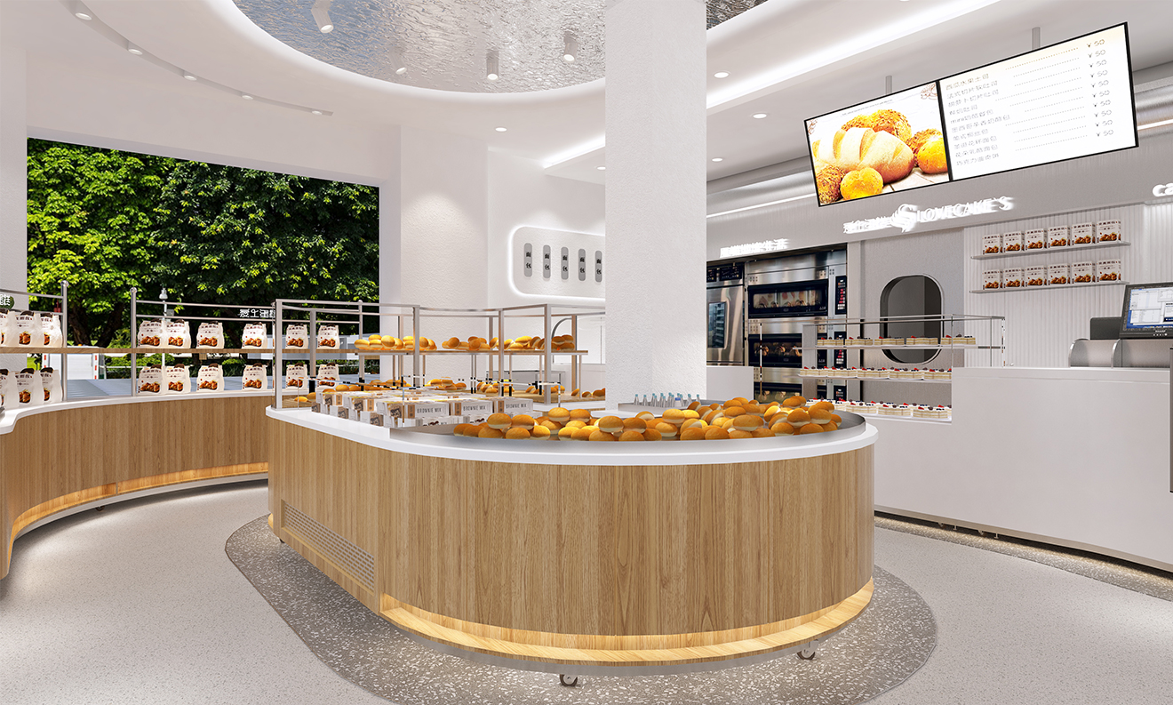 35平米蛋糕店面装修设计效果图