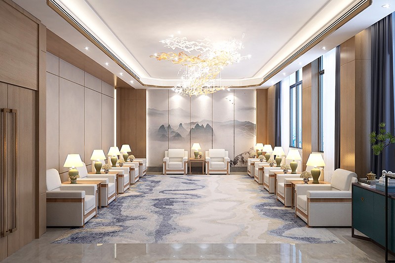 2600平米集团办公楼装修设计效果图