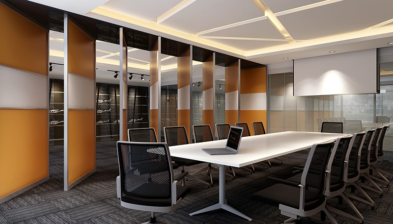 360平米企业办公室装修效果图