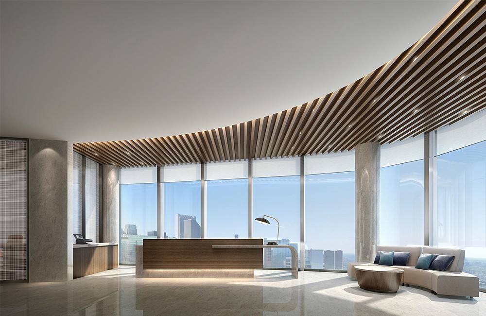 1200平米办公室装修设计效果图