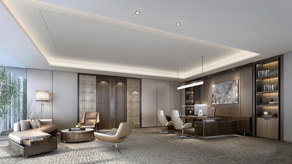 1200平米办公室装修设计效果图