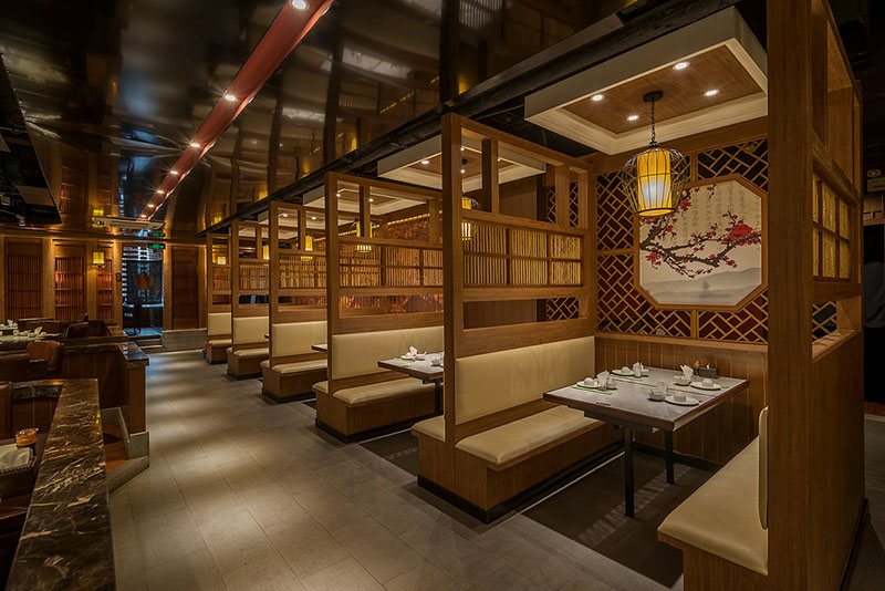 800平古典风格餐厅装修设计效果图