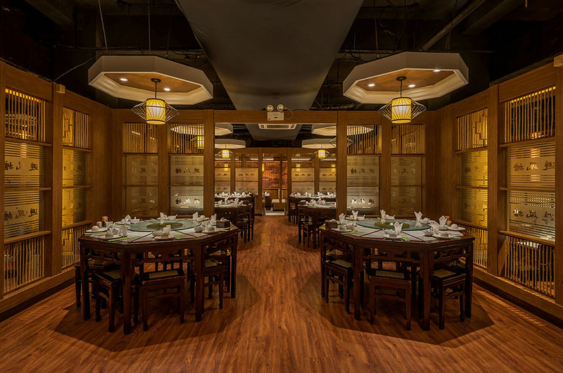 800平古典风格餐厅装修设计效果图