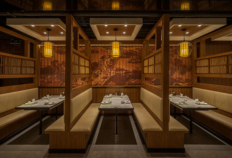 800平古典风格餐厅装修设计效果图