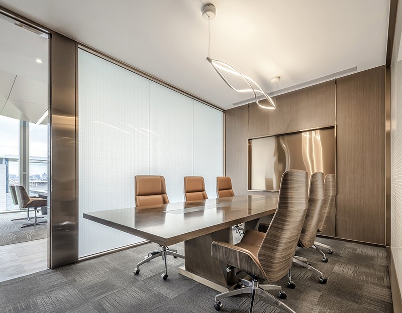 400平米办公室装修施工效果图