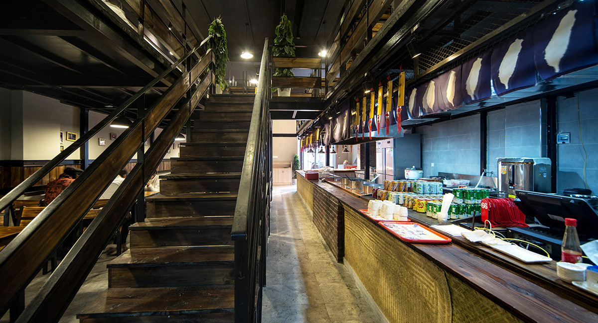 400平米烧烤店装修设计效果图