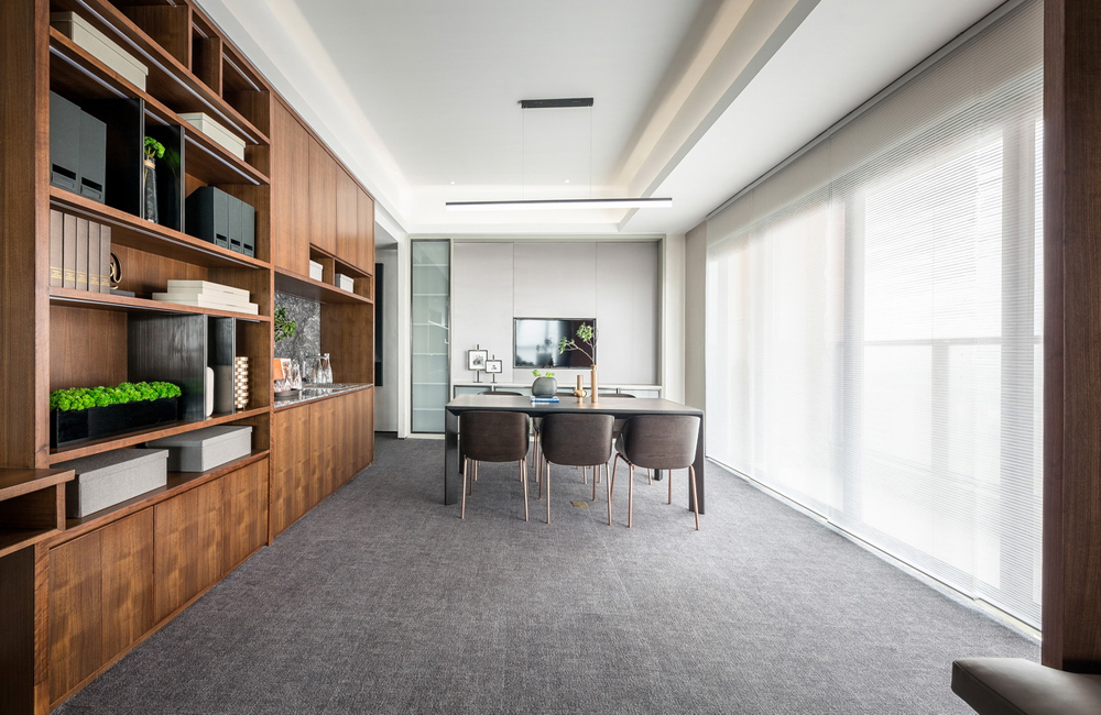 300平米写字楼办公室装修效果图