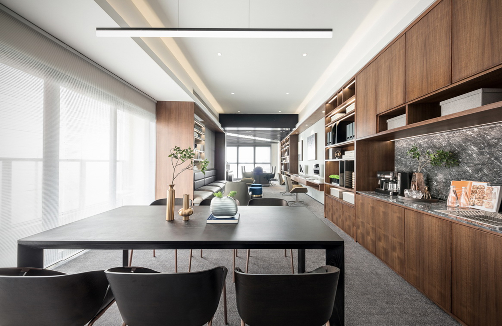 300平米写字楼办公室装修效果图