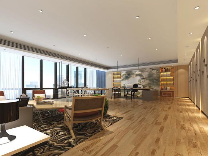 390平米电商平台办公室设计效果图