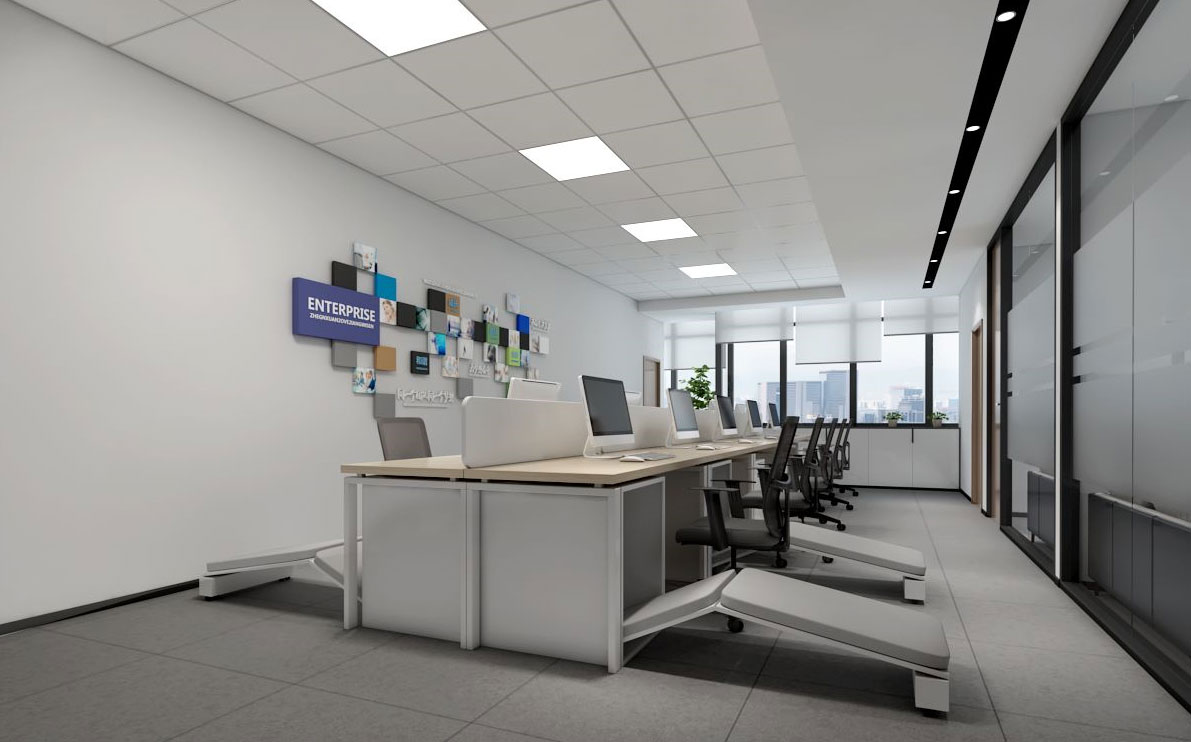 800平米郑州企业办公室装修效果图
