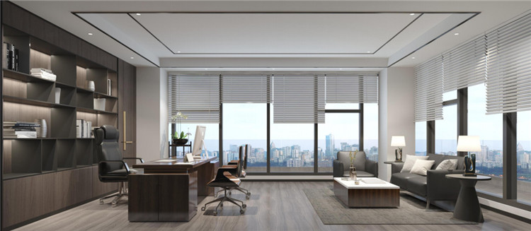 2200平企业办公楼装修设计效果图
