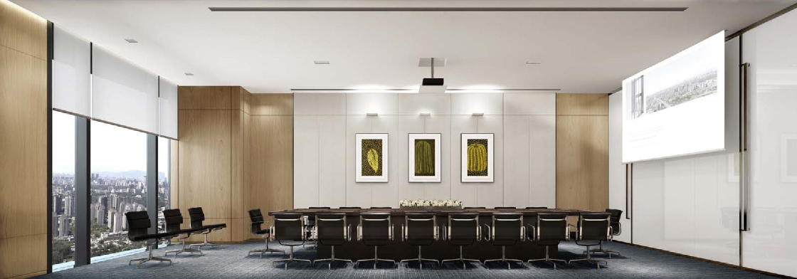 260平米办公室装修效果图