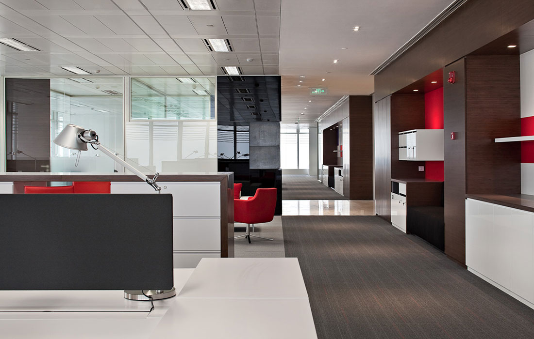 400平米办公室装修设计效果图