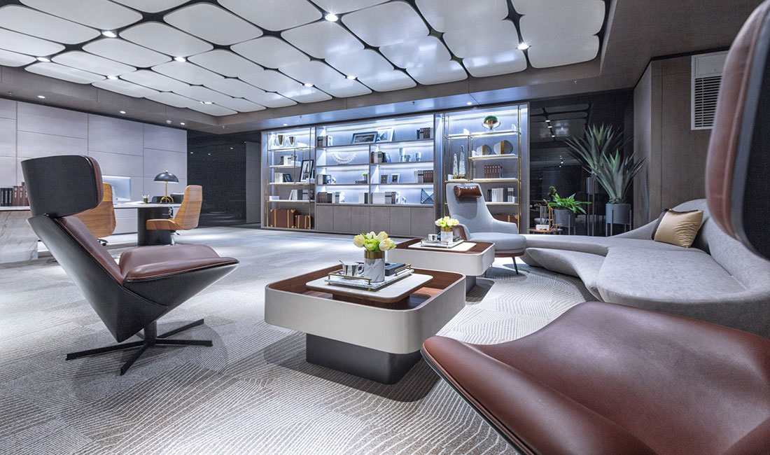 550平米办公室设计装修效果图